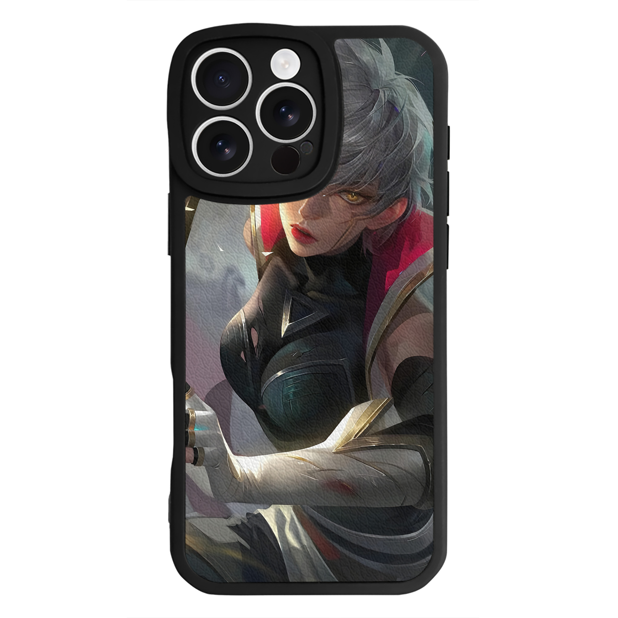 リーグ・オブ・レジェンド League of Legends LOL 【iPhone 16シリーズ対応】シリコンスマホケース（レザー調） 材質：シリコン